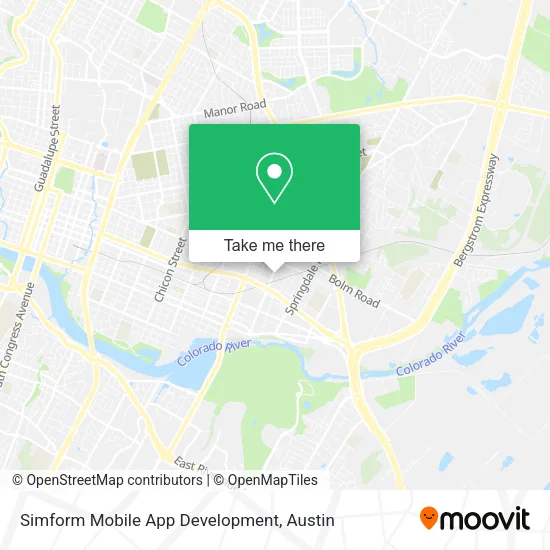 Mapa de Simform Mobile App Development