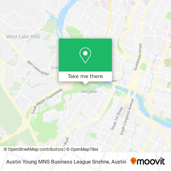 Mapa de Austin Young MNS Business League Snshne