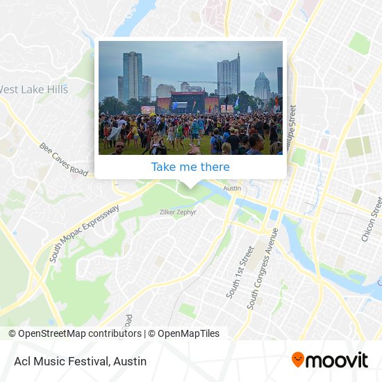 Mapa de Acl Music Festival