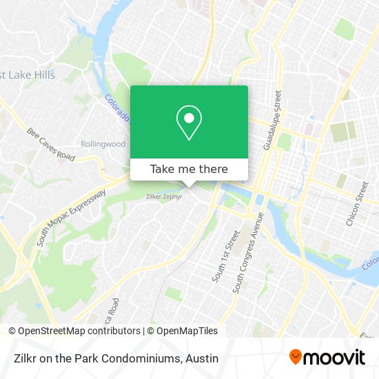Zilkr on the Park Condominiums map