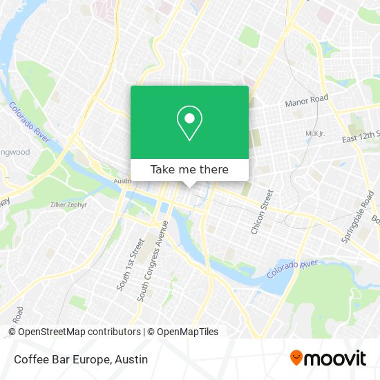 Coffee Bar Europe map