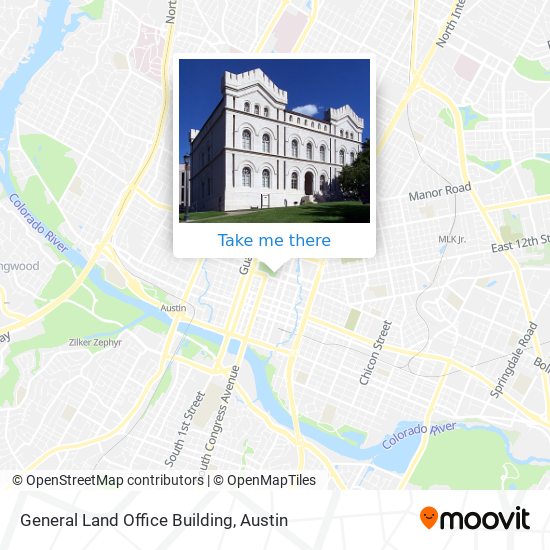 General Land Office Building map