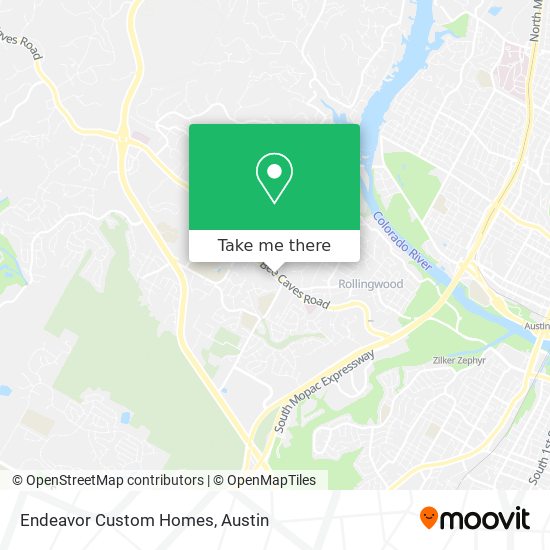 Endeavor Custom Homes map