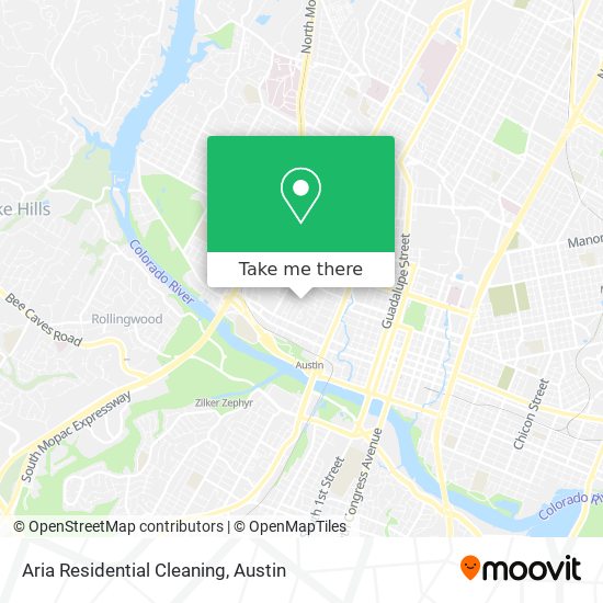 Aria Residential Cleaning map