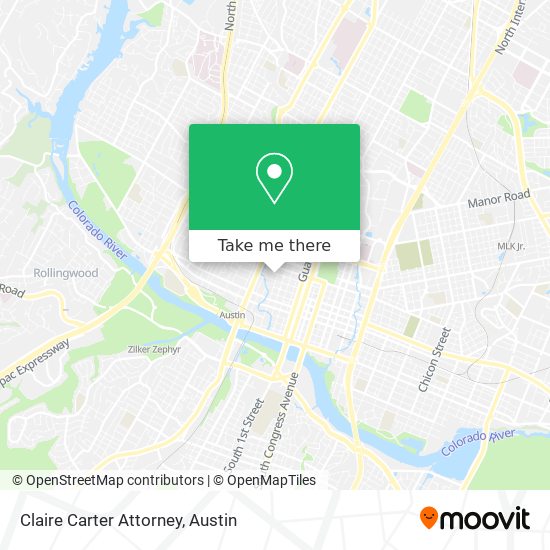 Claire Carter Attorney map