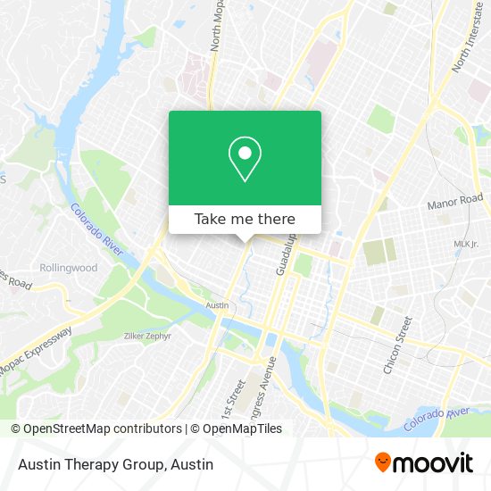 Austin Therapy Group map