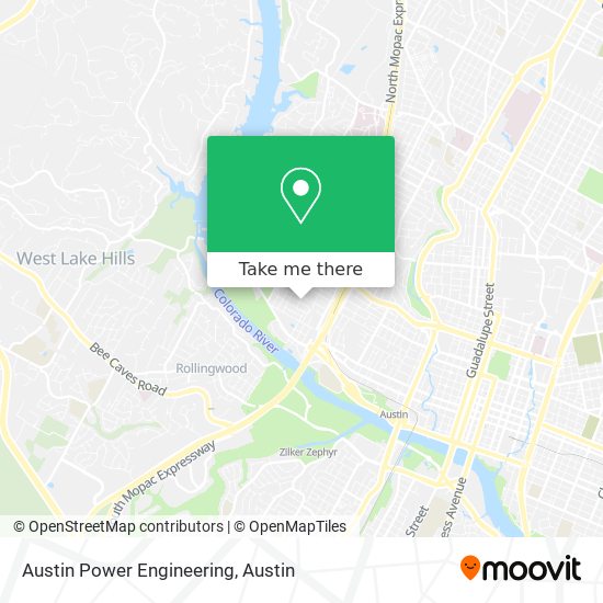 Austin Power Engineering map