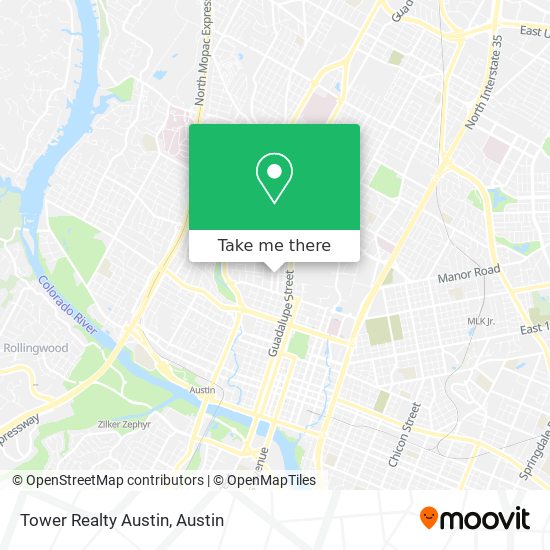 Tower Realty Austin map