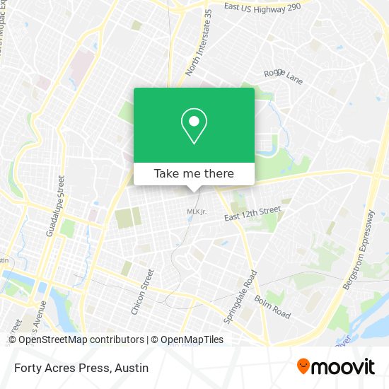 Mapa de Forty Acres Press