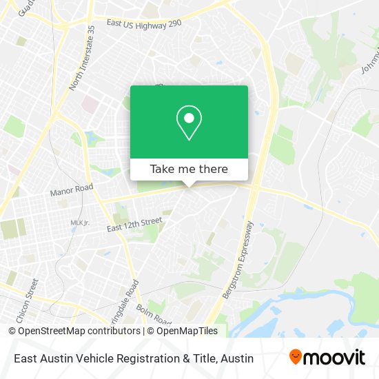 Mapa de East Austin Vehicle Registration & Title