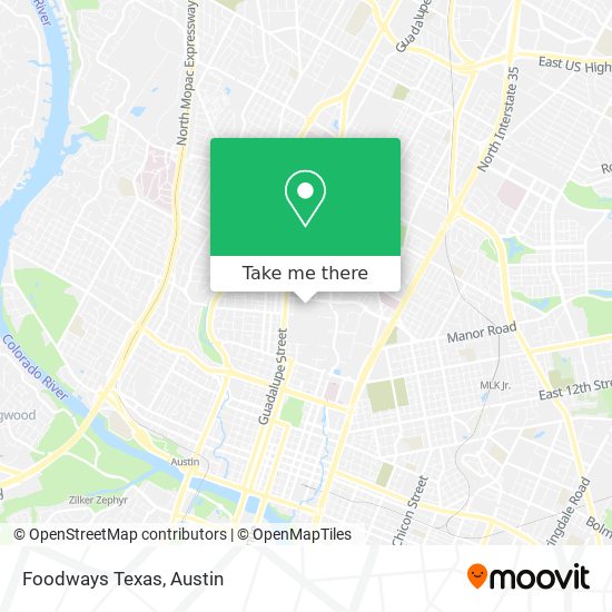 Foodways Texas map