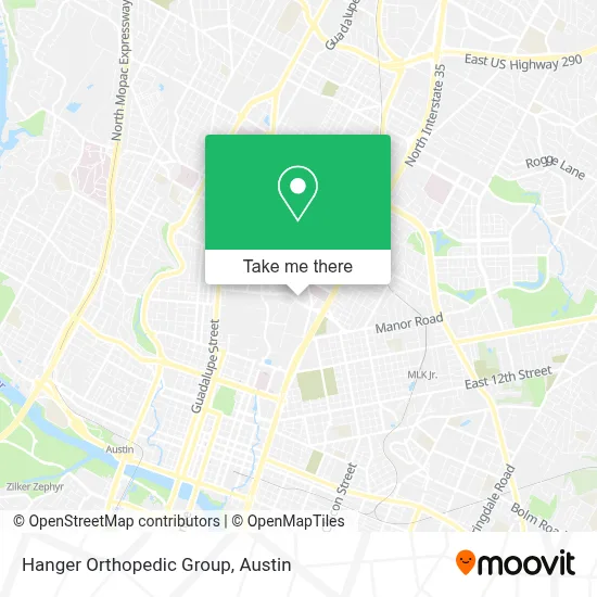 Hanger Orthopedic Group map
