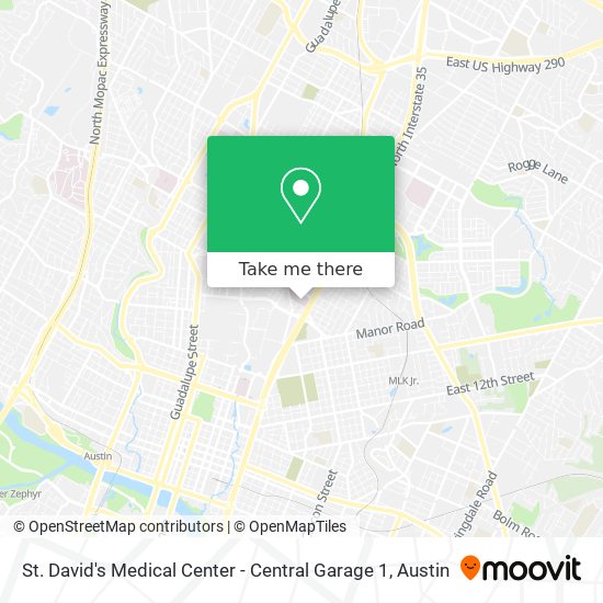 St. David's Medical Center - Central Garage 1 map