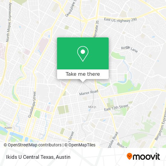 Ikids U Central Texas map