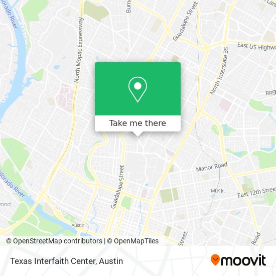 Texas Interfaith Center map