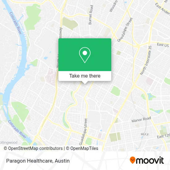Paragon Healthcare map