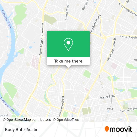 Body Brite map