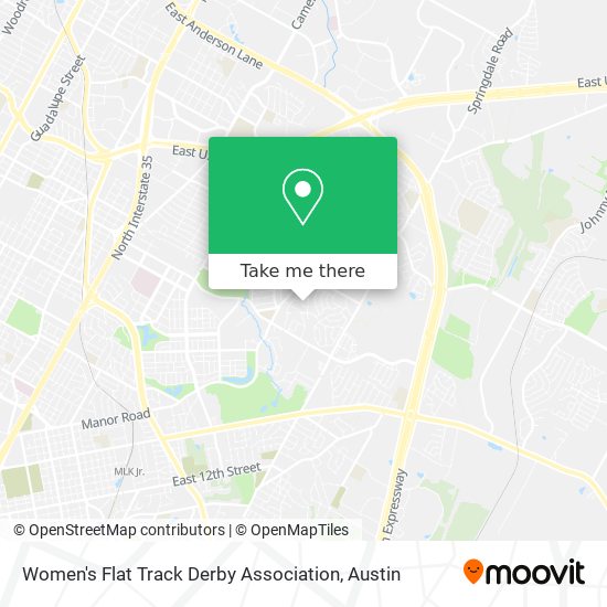 Mapa de Women's Flat Track Derby Association