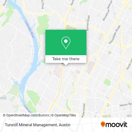 Mapa de Tunstill Mineral Management