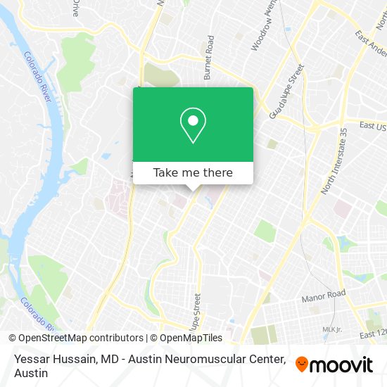 Mapa de Yessar Hussain, MD - Austin Neuromuscular Center