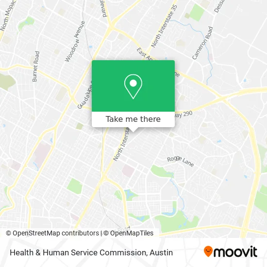 Health & Human Service Commission map