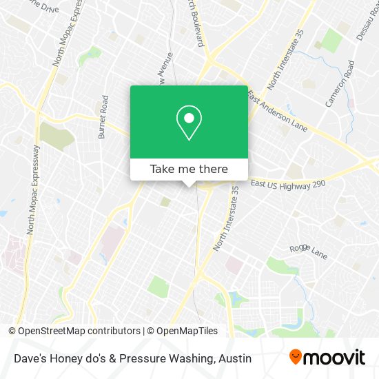 Dave's Honey do's & Pressure Washing map