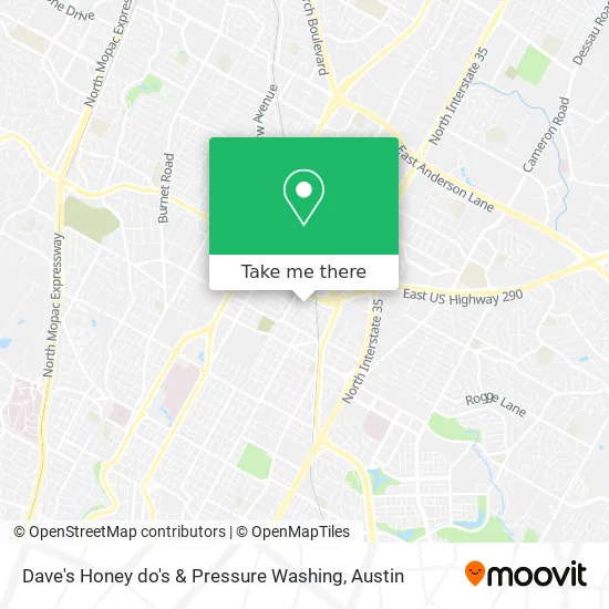Mapa de Dave's Honey do's & Pressure Washing