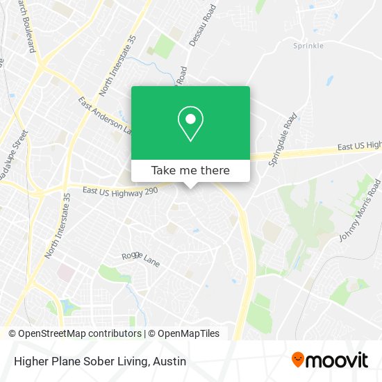 Higher Plane Sober Living map