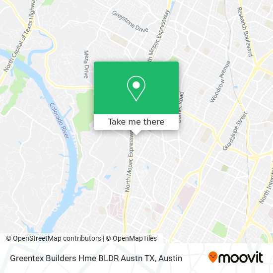 Greentex Builders Hme BLDR Austn TX map