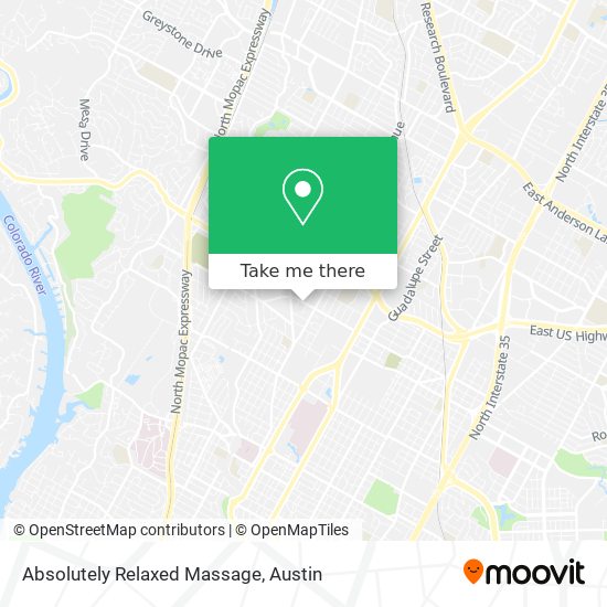 Absolutely Relaxed Massage map