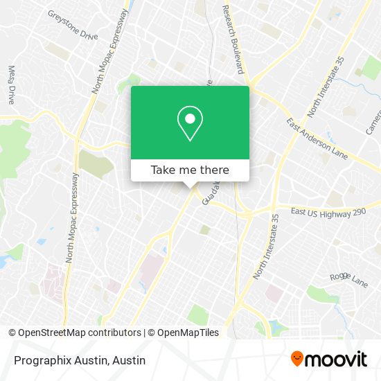 Mapa de Prographix Austin