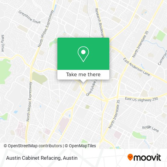 Austin Cabinet Refacing map