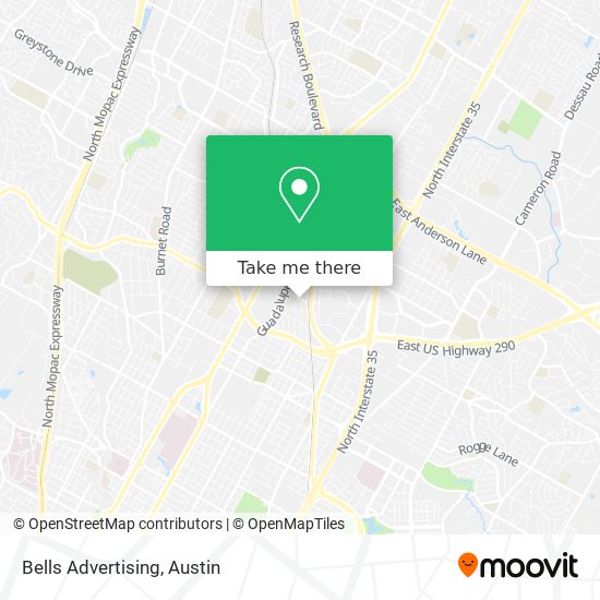 Mapa de Bells Advertising