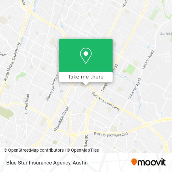 Mapa de Blue Star Insurance Agency