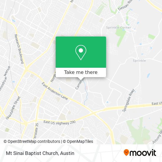 Mapa de Mt Sinai Baptist Church