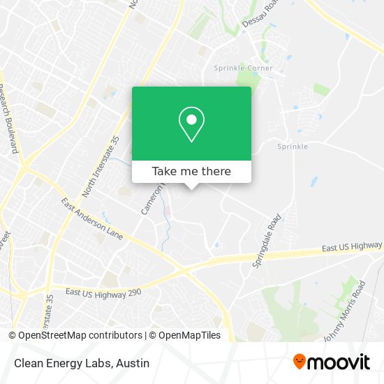 Clean Energy Labs map