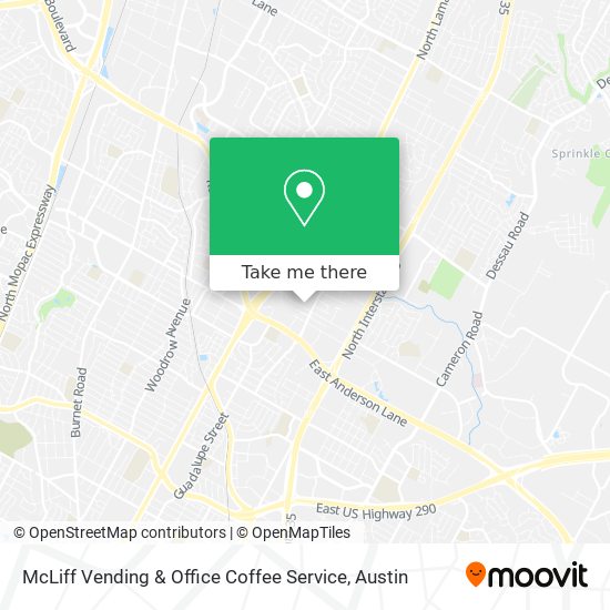 Mapa de McLiff Vending & Office Coffee Service