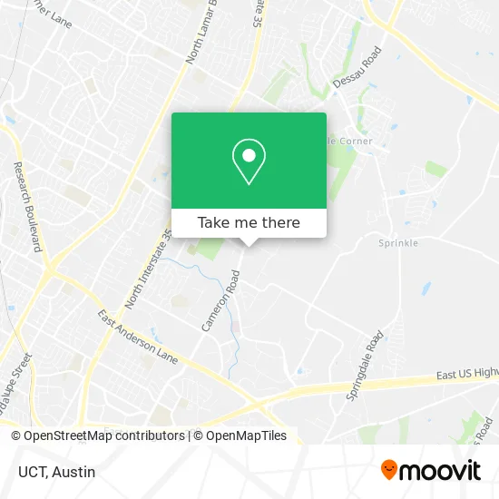 UCT map