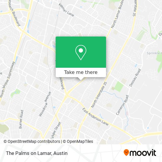 Mapa de The Palms on Lamar