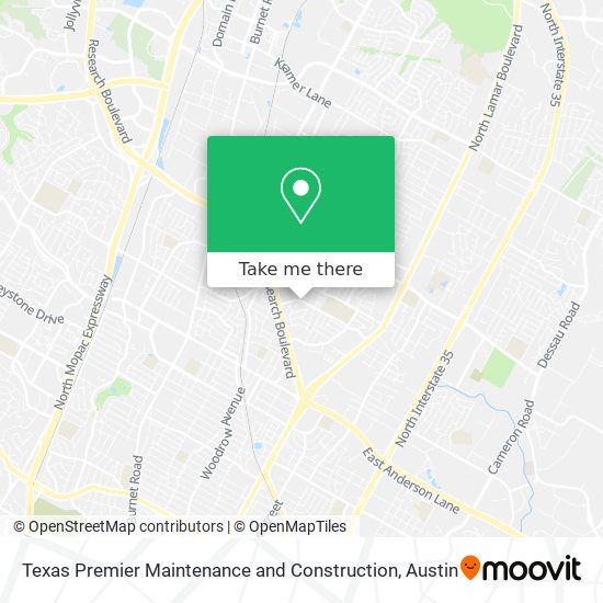 Texas Premier Maintenance and Construction map