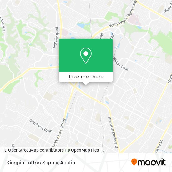 Kingpin Tattoo Supply map