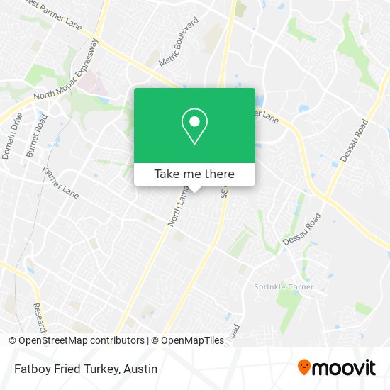 Mapa de Fatboy Fried Turkey