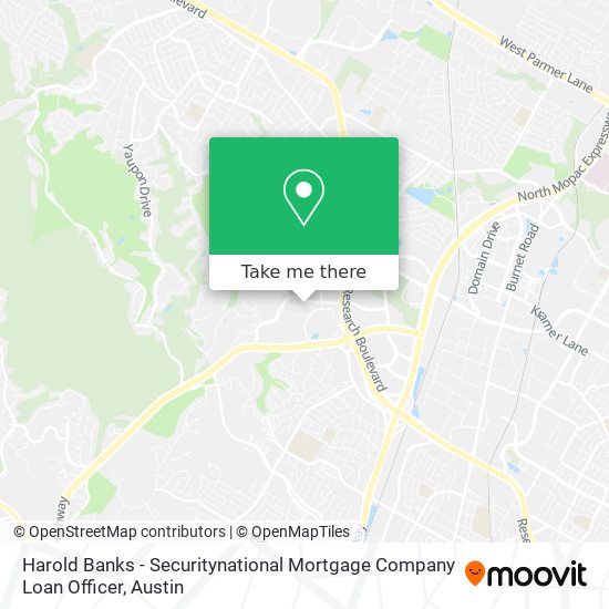 Mapa de Harold Banks - Securitynational Mortgage Company Loan Officer