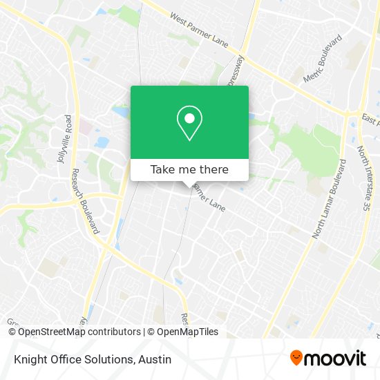 Mapa de Knight Office Solutions