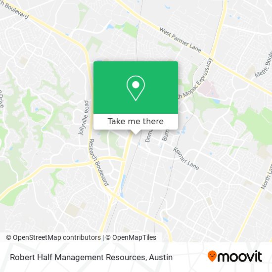 Robert Half Management Resources map