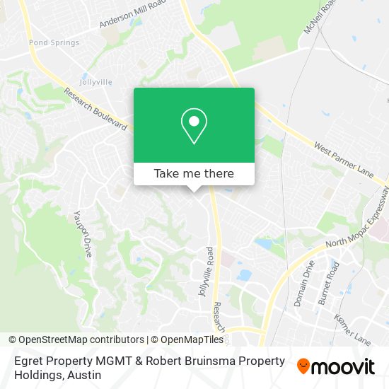 Egret Property MGMT & Robert Bruinsma Property Holdings map