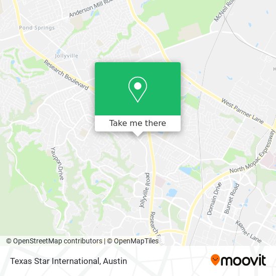 Texas Star International map