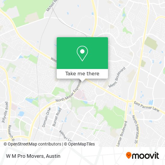 W M Pro Movers map