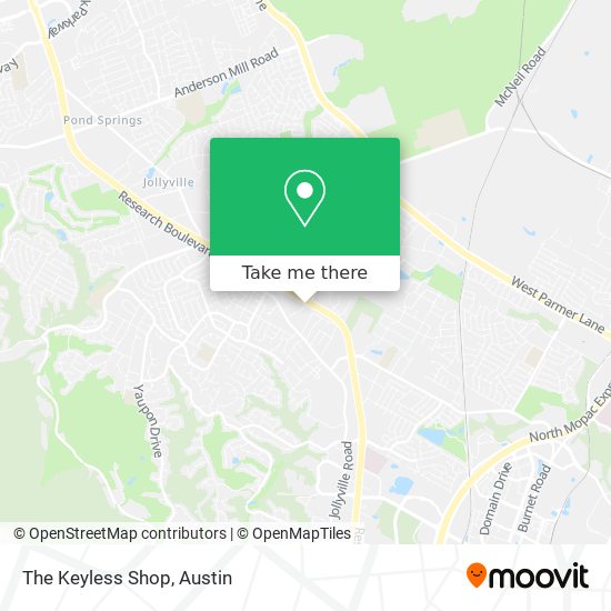 The Keyless Shop map