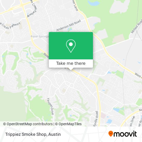 Mapa de Trippiez Smoke Shop